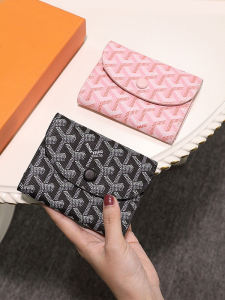 Fashionable Compact Foldable Mini Wallet Thin Simple Zipper Coin Purse Casual Versatile Short Style Womens Handbag Accessory