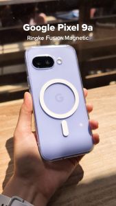 Ringke Fusion Mag Compatible with [Google Pixel 9a] Long Lasting Transparency [MagSafe] Case Back Cover Transparent Hard Back Soft Flexible TPU Bumper Scratch Resistant Shockproof Protective Phone Cover