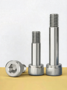 BAIRUITE | Semi-Threading Hexagonal Cylindrical Extended Screw Stainless Steel