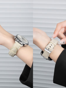 Womens Genuine Leather Replacement Strap for Oppo Watch