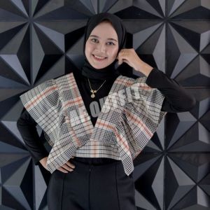 KOREA TOP TARTAN // ROMPI WANITA TARTAN FLANEL
