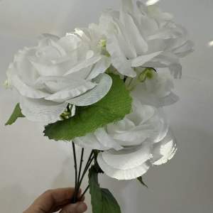 Bunga mawar palsu buket imitasi plastik artificial dekorasi