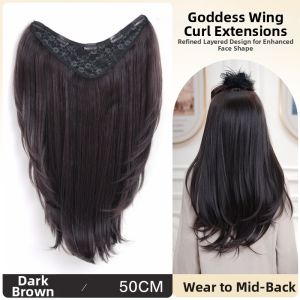 AINIYA | V-Shaped High Layered Invisible Integration Wig 1pc