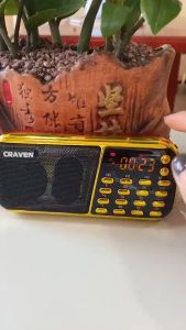 Máy Nghe Nhạc Craven CR 853 3 Pin/836s 2 pin Loa Tắm Ngôn Ngữ Cho Bé Đài Học Tiếng Anh Tiếng Ồn Trắng