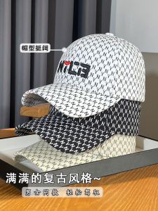 Womens Baseball Cap Spring Summer Anti-Uv Fashionable Versatile Duckbill Cap round Top Polyester Youth Streetwear Accessory
