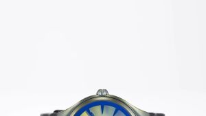 Diesel Mens Streamline Analog Watch ( DZ2218 ) - Quartz Green Case Round Dial 24 MM Black Leather Band