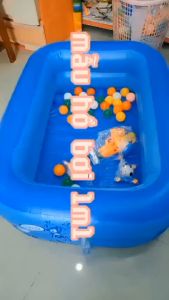 Bể bơi Hồ bơi 1 M 5 - 3 TẦNG đáy 2 lớp bơm hơi chống trượt an toàn ...