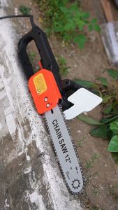 Gergaji Listrik Chainsaw Kayu 12 Inch 220V Lengkap Adaptor 1600W Portable Chain Saw - D2-1600W