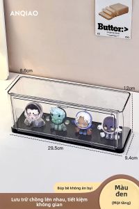WEIAI | Tủ Hiển Thị Chống Bụi Acrylic Trong Suốt cho Đồ Sưu Tập