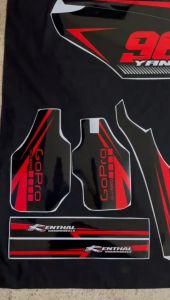 Decal Honda CRF 150L ABSTRAK ORANGE D-I2-1340 (D-I2-481) D-I2-1661