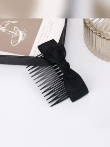 หวีผมรูปโบว์เครื่องประดับผมกิ๊บติดผมเกาหลีเครื่องประดับผมหวีเสียบผมสั้นหวีผมหน้าม้ากิ๊บหนีบผมกิ๊บดำผู้ใหญ่