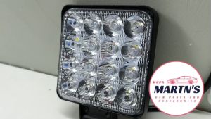 MCPA 16LED LAMP WHITE SQUARE MINI 48W (11567)