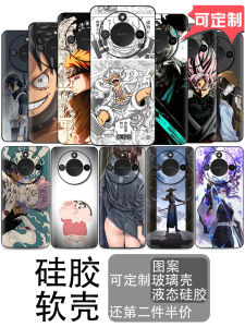 Honor X60 Phone Case Soft Silicone Full Lens Protection Anti-Fall Matte Cartoon Anime Design Mobile Phone Protective Cover