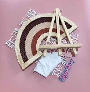 LETTER BOARD RAINBOW SET by Jiglie Shop