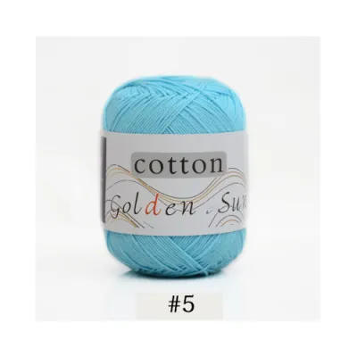 100% Cotton Yarn for Hand Knitting Yarns for Knitting and Crochet 8 ply Worsted Sweater Blanket 50g 200m Soft Yarn Needlework