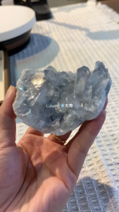高品马达加斯加天青石簇 💙premium Natural Madagascar Celestite Cluster
