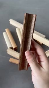 [833 Đậm] Tay Nắm Tủ Nội Thất Bằng Gỗ Sồi màu Đậm