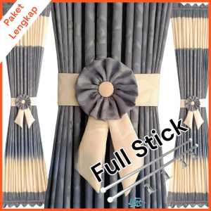 gorden pita full set terbaru gorden kupu-kupu mewah untuk jendela minimalis ikat tengah bunga dasi