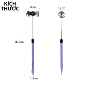 IRIN | Bàn Chải Trống Dây IRIN Phụ Kiện Bộ Gõ Nhịp Điệu Đa Năng Dành Cho Trống Hộp Cấu Trúc Cao Su Nhôm Màu Tím
