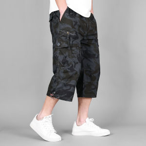 Quần Dài Nam Mùa Hè Cotton Nguyên Chất Quần Dài Thường Ngày Rộng Rãi Quần Dài Công Sở Quần Short Thời Trang Quần Dài Tám