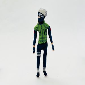 Bandai | 28cm Anime Naruto Doll Movable Funny Uzumaki Naruto Toy Shapeshift Figure Cosplay movable Abstract Wire Skeleton  Prop Gift