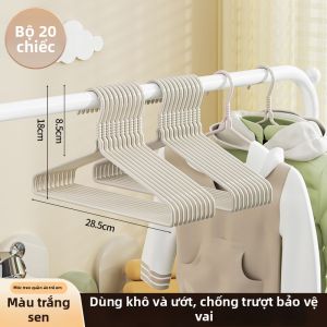 bicoy | Móc Treo Quần Áo Trẻ Em Chống Trượt Dày