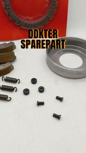 KWB (PAKET 4 KOPLING) MANGKOK + PLAT KOPLING + GANDA ONLY + KARET GANDA REVO ABS / KAMPAS / KOPLING