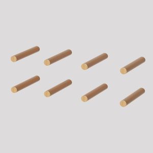 MUGG | Hole Pattern Solid Wood Storage Shelf Organizer