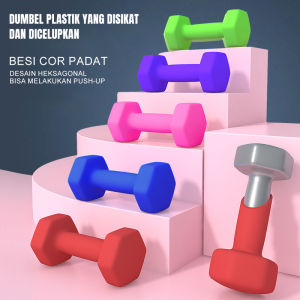 Dumbel /Alat Gym Dumbel Fitness Stamina 1/2/3 Kg Original - 1 Pcs