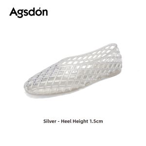 Agsdon | Transparent Jelly Comfortable Slip-On Women Shoes