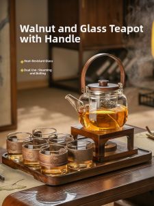 CRISTALGLASS | Heat-Resistant Glass Tea Set