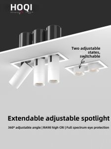 HUOQI | No-Glare Full Spectrum Eye Protection LED Spotlight Adjustable