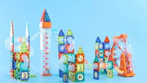 Mainan Edukasi Magnet untuk Anak | Ferris Wheel Run Ball 68 Pcs / 71 Pcs / 107 Pcs / 109 Pcs / 143 Pcs | Magic Magnetic Blocks