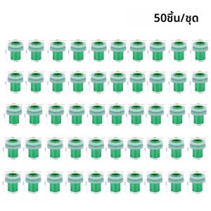 50PCS ก๊อกน้ํา Leak-proof ซีลปะเก็นเครื่องซักผ้าซิลิโคนวาล์วสามเหลี่ยมท่อเกลียวป้องกันหยดรั่วปลั๊กหัวเข็มขัด