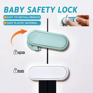 Vacaka Baby Security Protection Lock Closure Drawer Door Kids Protector Self-adhesive Invisible 1pc