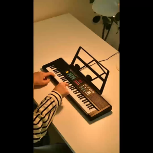 COD KIRIM CEPAT Wakects Piano Musik Digital 61 Key Elektrik Mainan Anak with Microphone - MQ-6104