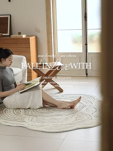 Nordic alien flower carpet Imitation cashmere anti slip home decoration Living room bedroom carpet