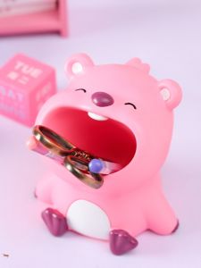 Cute Little Beaver Ruby Loppy Desktop Ornaments Gathering Get 12-Year-Old Girl Pen Holder Young Adult Heart Birthday Gift