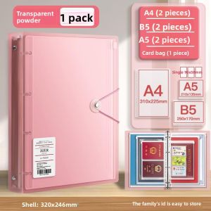 MONLEYTA | Family Document Storage Bag Baby Birth Certificate Infant Passport Vaccine Card Protective Cover Pages Loose Leaf Organizer