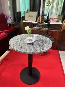 (พร้อมส่ง) ขาโต๊ะเหล็กดำ ฐานเหลี่ยม40cm เสา8cmนิ้ว ขาโต๊ะร้านอาหาร กาแฟ (โครงขา) ราคาโรงงาน ไม่รวมท็อป