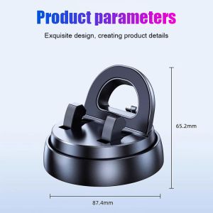 360 Rotating Car Phone Holder Dashboard Car Mobile Phone Stand Universal Sticking Non-slip Phone GPS Mount