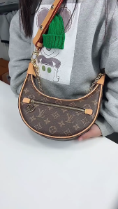 SG Gadget® Felt Liner Bag for LV Loop Pea Moon Bag Half-moon Bag Lining Support Storage Bag