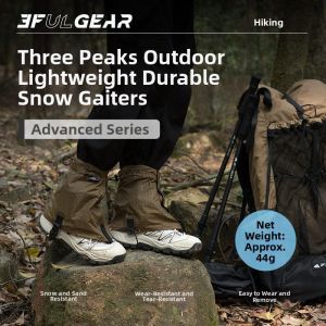 3F UL GEAR | Snow Sand Protection Shoe Covers Light Hiking Gear