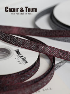 Ruy Băng Sọc Chéo Có Nút Thắt Bướm 1cm Ruy Băng Vải Polyester Trang Trí Gói Quà Phụ Kiện Tóc Ruy Băng Mỏng Ruy Băng Sợi