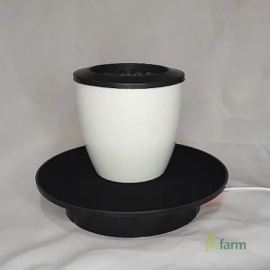 JIRIFARM - Pot Bunga Minimalis Diameter 12 - Tanaman Hias Otomatis Self Watering Pot Unik