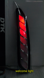 DTK Proton Saga VVT 2019 - 2025 Dynamic Rear Bumper Reflector With Signal Running ( 3 Function )