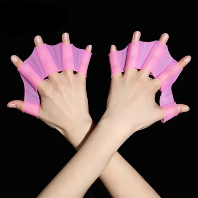 2 Chiếc Mùa Hè Silicone Bơi Tay Vây Cho Thanh Thiếu Niên Người Lớn Trẻ Em Tự Do Chèo Chèo Thiết Bị Bơi Lội