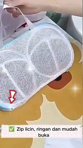 BestGila MALAYSIA Bra Protection Washing Bag Mesh Bra Washing Bag Bra Laundry Bag Undergarments Storage Pouch Tote Bra Beg 洗衣袋