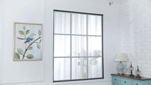 Anti-lamok screen mesh anti-door plastic gauze Velcro window screen pambahay na simple