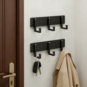 Renter-Friendly Aluminum Alloy Traceless Hook No Residue Design Multi Area Use for Home Clothes Towel Daily Wall Storage Needs